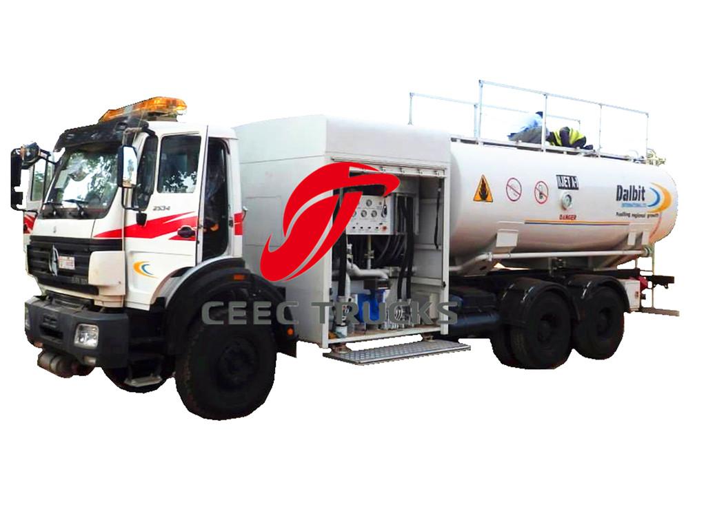 Beiben 20 CBM fuel truck for airplane dispensing Beiben 20 CBM fuel truck for airplane dispensing