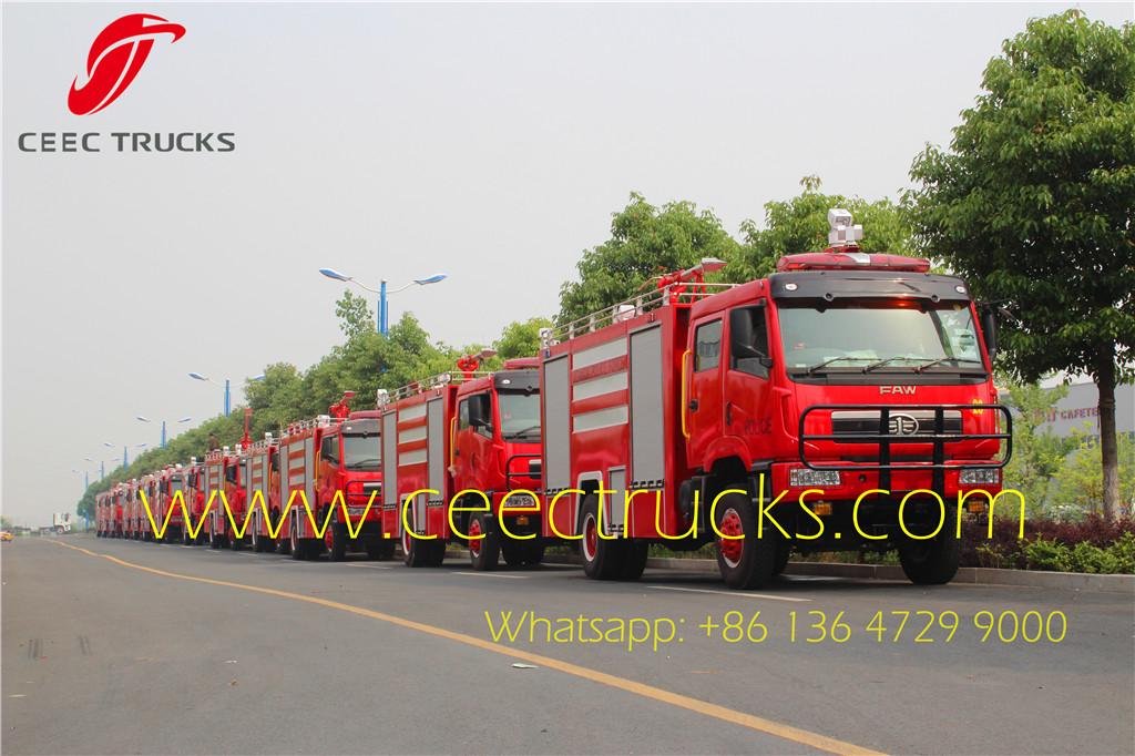 Faw firefighting trucks export Uganda Faw firefighting trucks export Uganda