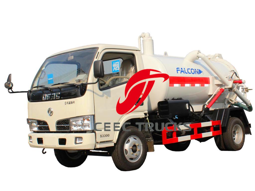 CEEC produce 4000 L cesspit emptier export Ecuador CEEC produce 4000 L cesspit emptier export Ecuador