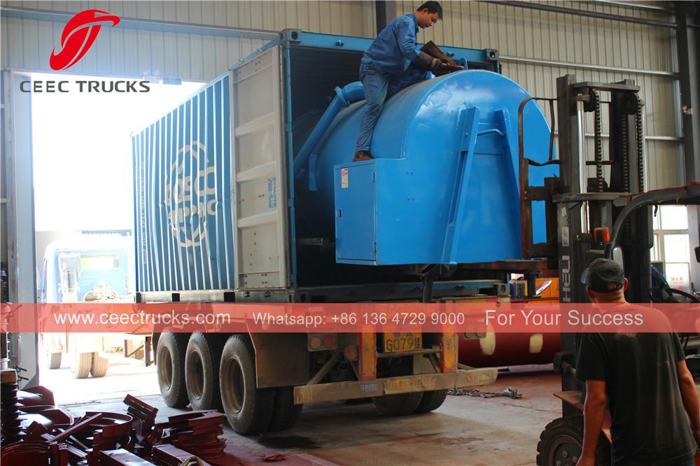 faecal suction truck