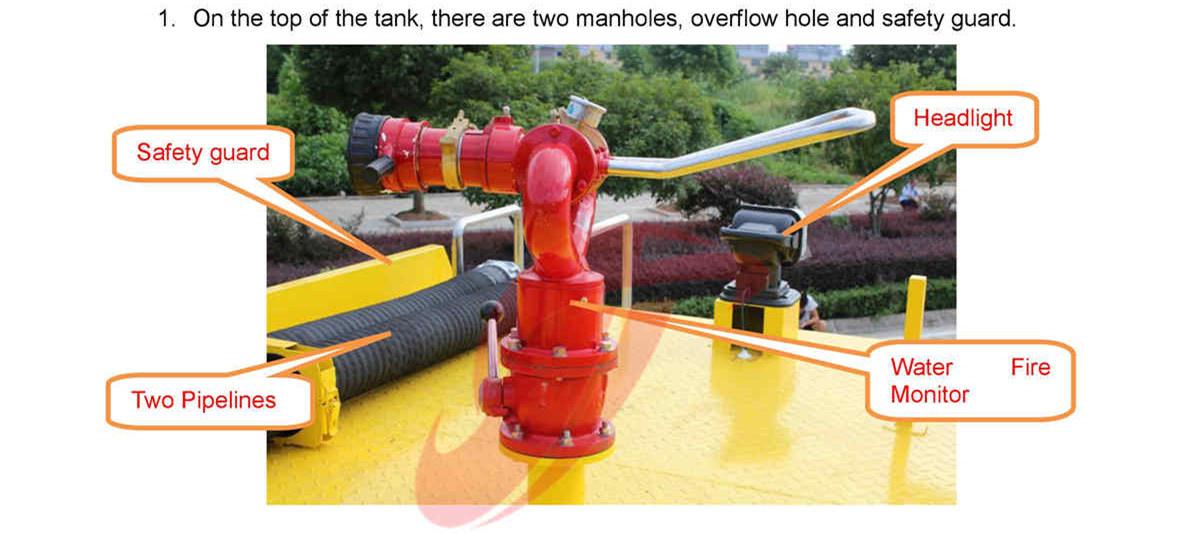 Dubai--ISUZU ELF 5CBM water firefighting truck Dubai--ISUZU ELF 5CBM water firefighting truck