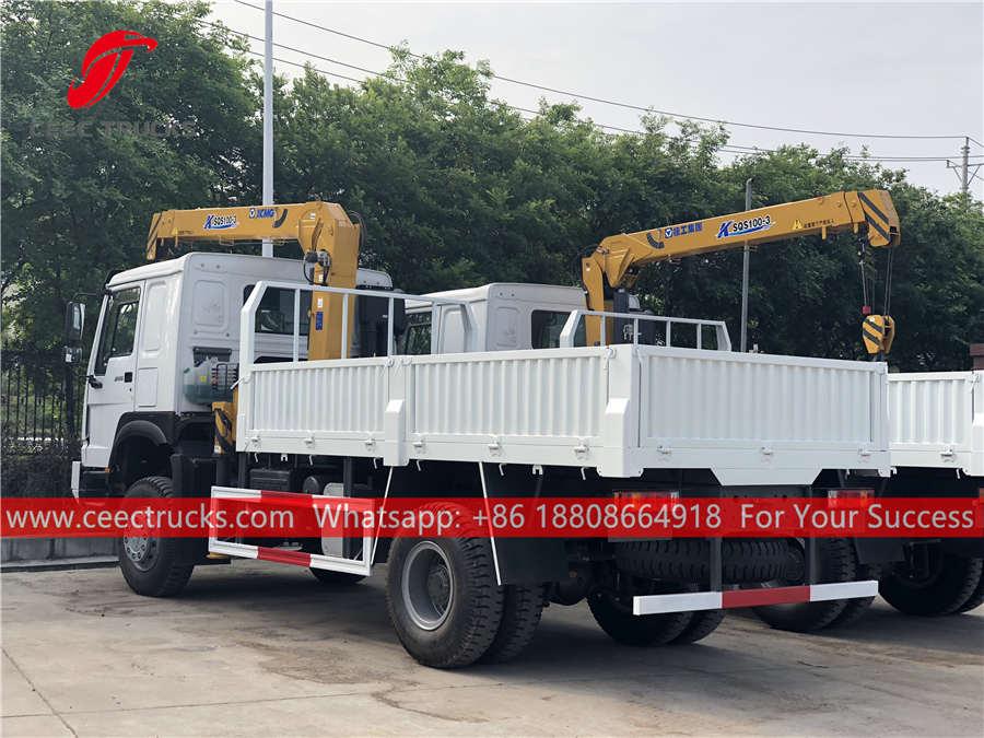 HOWO 4X4 crane truck HOWO 4X4 crane truck