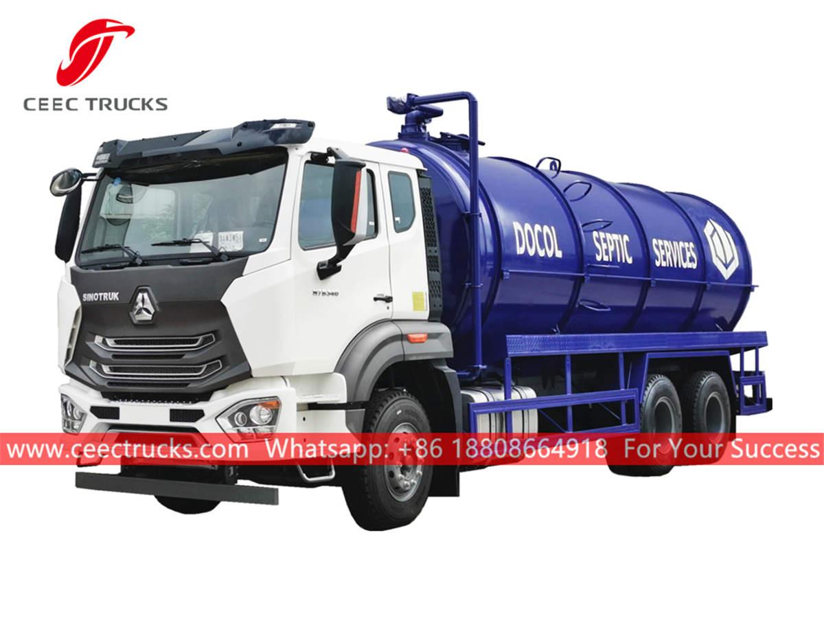 SINOTRUK N7B 20,000liters vacuum septic truck SINOTRUK N7B 20,000liters vacuum septic truck