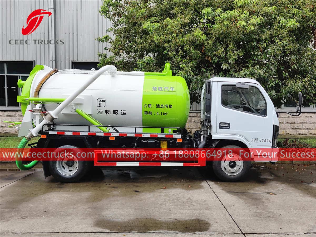 Dongfeng 4CBM vacuum truck for sale Dongfeng 4CBM vacuum truck for sale