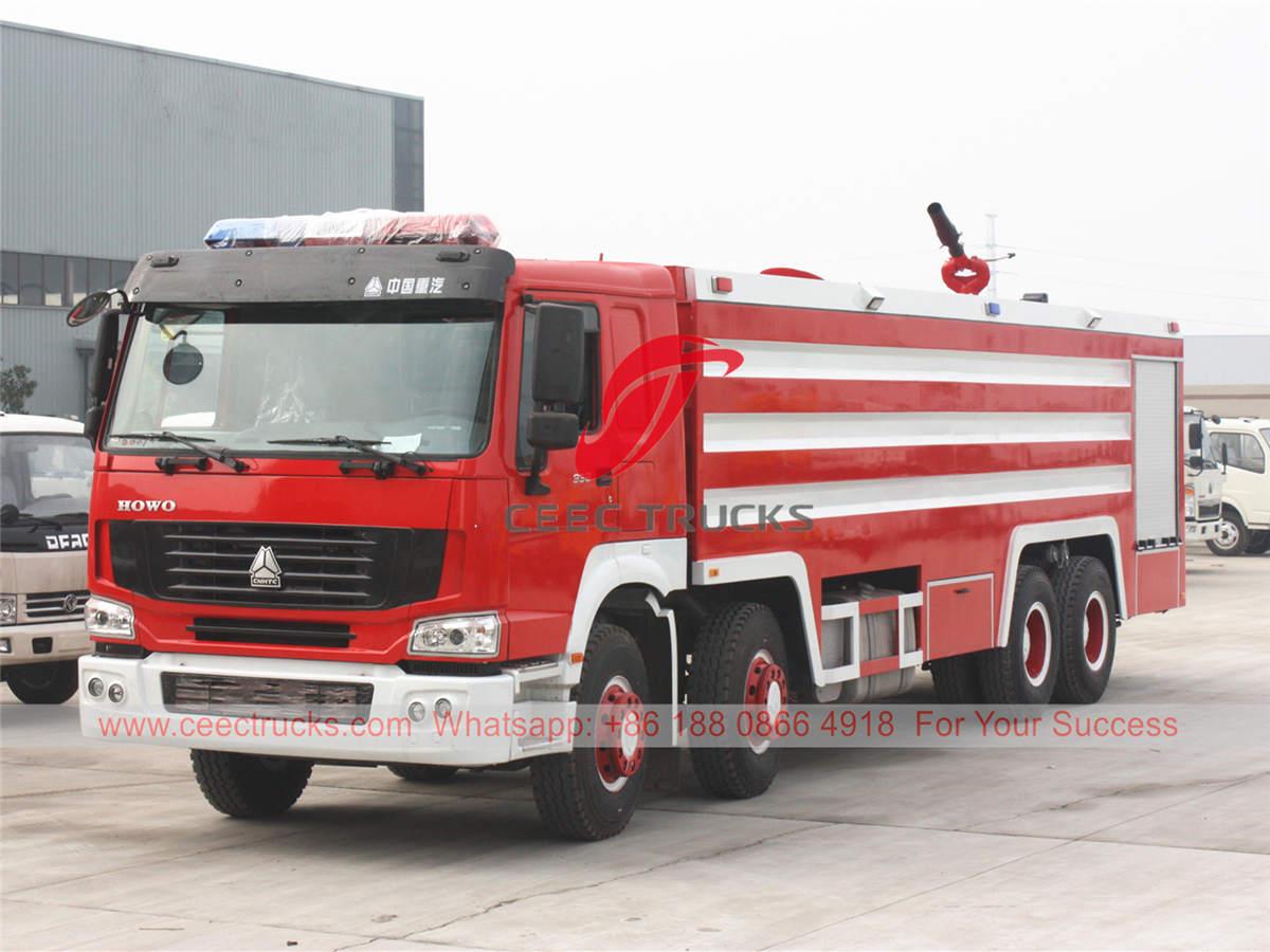 HOWO 12 wheeler fire engine HOWO 12 wheeler fire engine