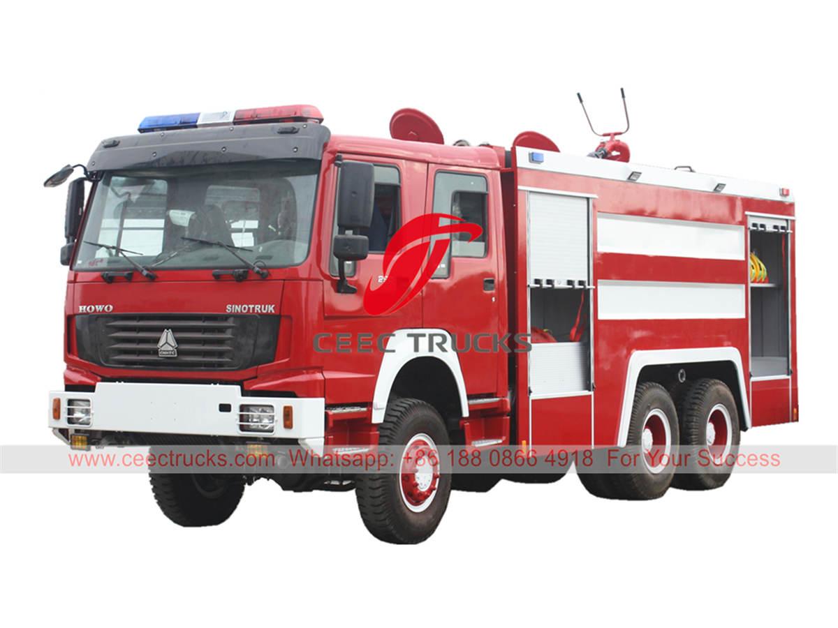 HOWO 6×6 off-road fire engine HOWO 6×6 off-road fire engine