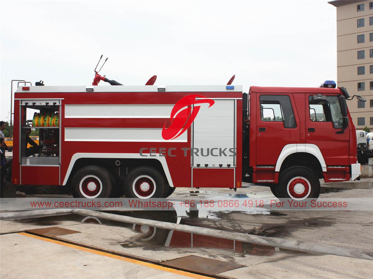 HOWO 6×6 fire fighting truck HOWO 6×6 fire fighting truck