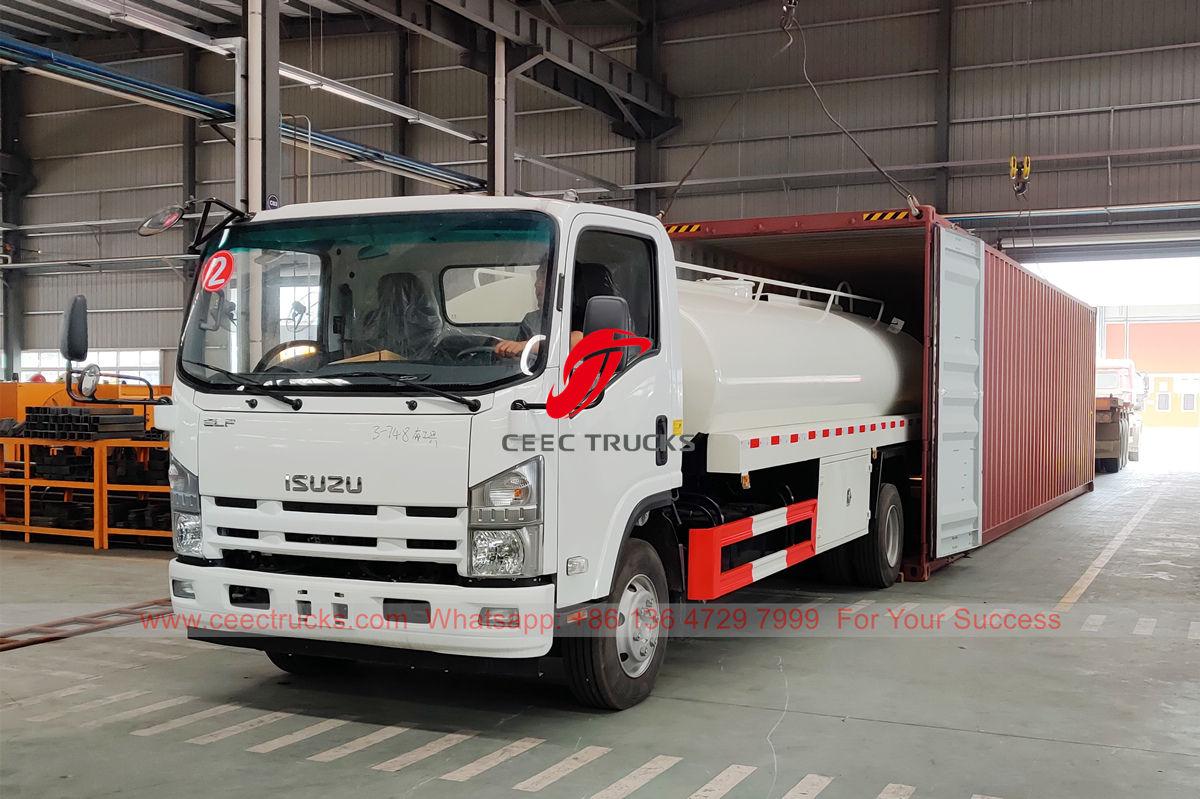 ISUZU stainless steel water bowser ISUZU stainless steel water bowser