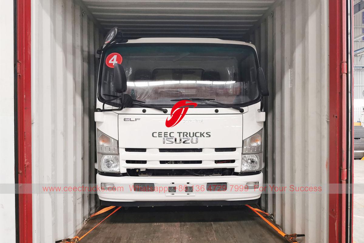 ISUZU 6 wheel stainless steel water bowser ISUZU 6 wheel stainless steel water bowser