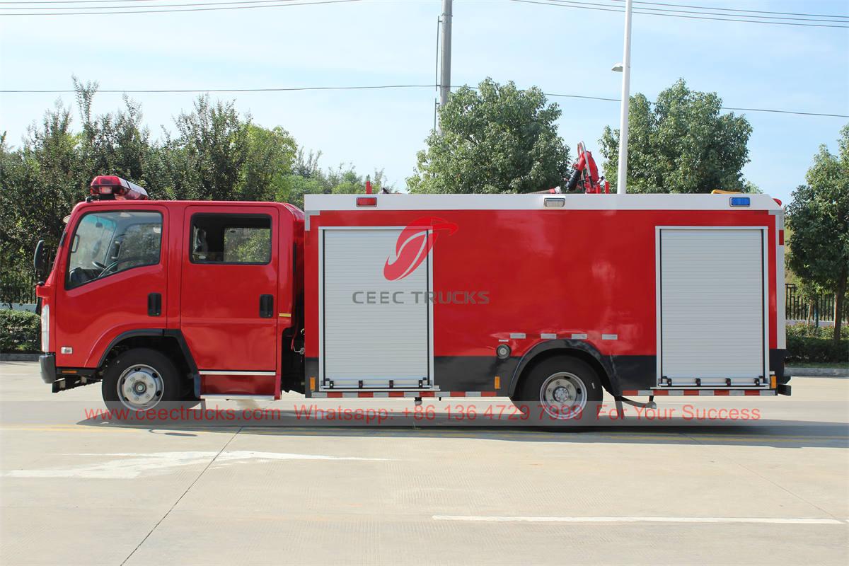 ISUZU water foam fire fighting truck