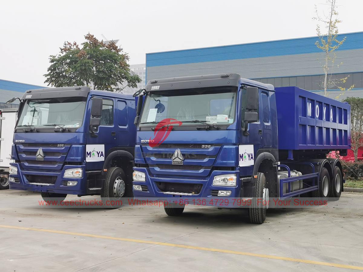 HOWO hook lifting truck supplier HOWO hook lifting truck supplier