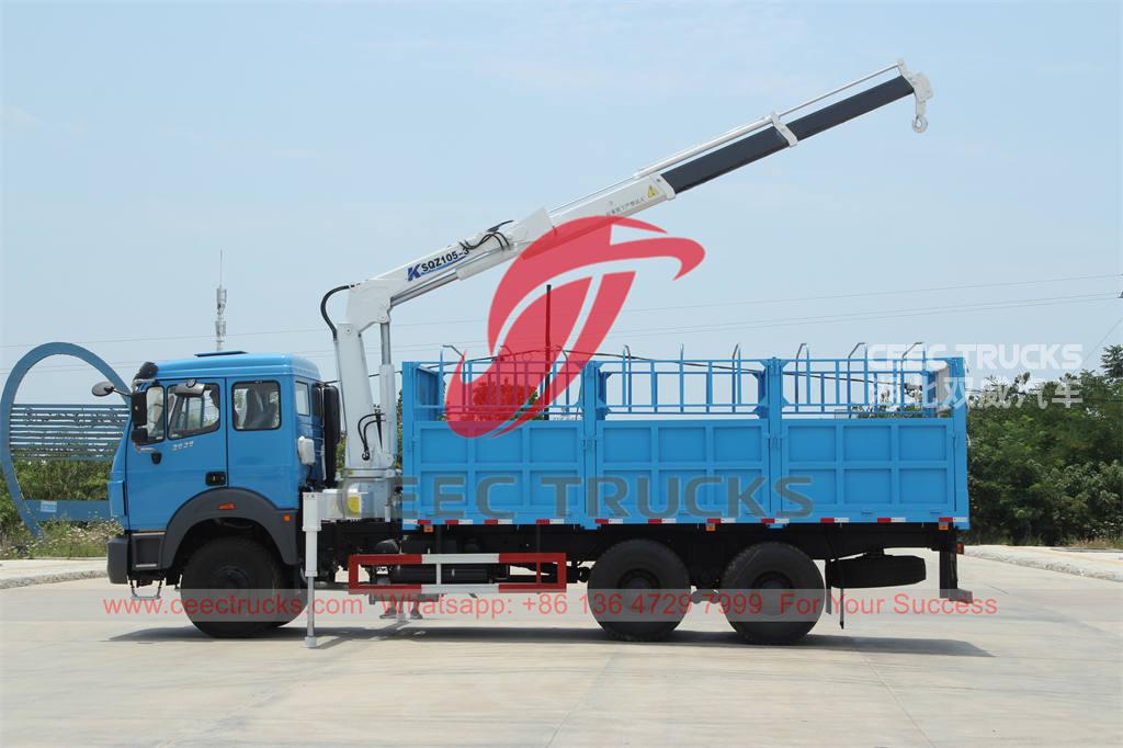 Customized Beiben truck mounted crane XCMG knuckle boom crane Customized Beiben truck mounted crane XCMG knuckle boom crane