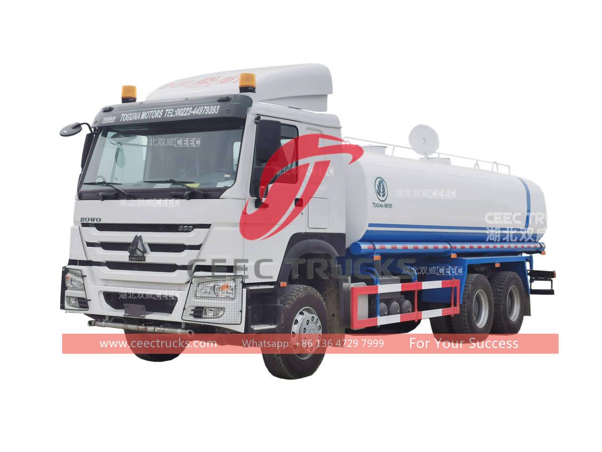 Hot selling HOWO 10 wheeler 18CBM water tank trucks Hot selling HOWO 10 wheeler 18CBM water tank trucks
