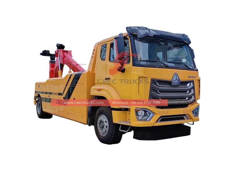 HOWO Road Wrecker 18 ton Truck Exported to South America HOWO Road Wrecker 18 ton Truck Exported to South America