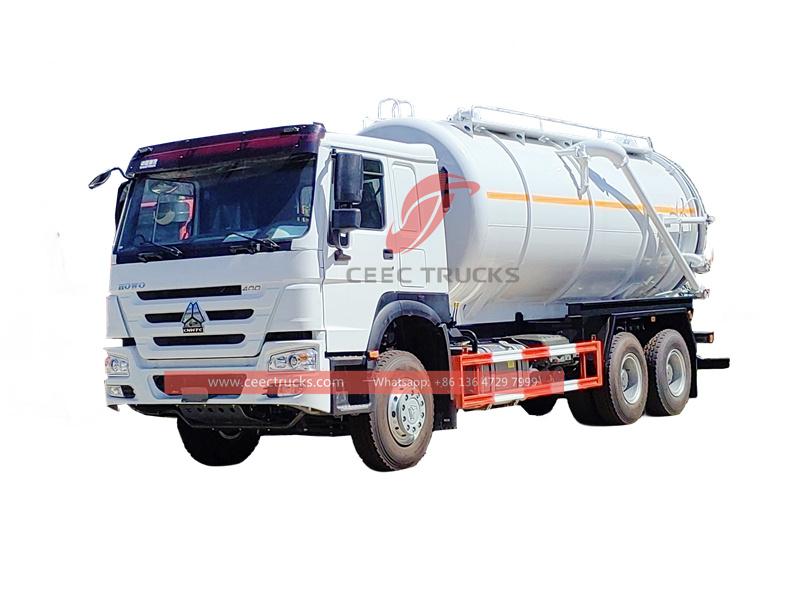 HOWO 20000L vacuum sewage tank truck HOWO 20000L vacuum sewage tank truck