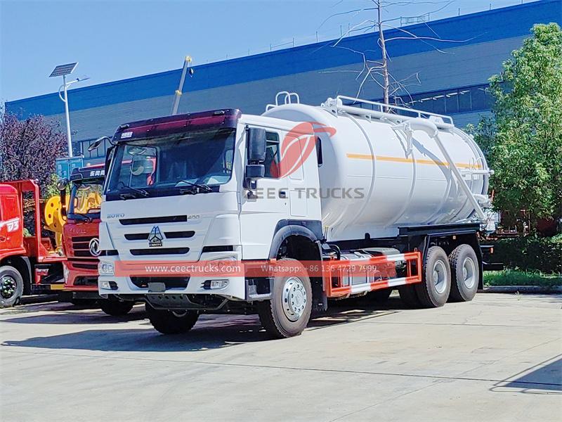 HOWO 20000L vacuum sewage tank truck HOWO 20000L vacuum sewage tank truck