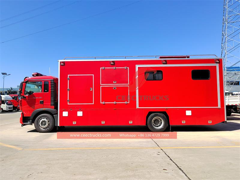 HOWO Mobile Military camping truck HOWO Mobile Military camping truck