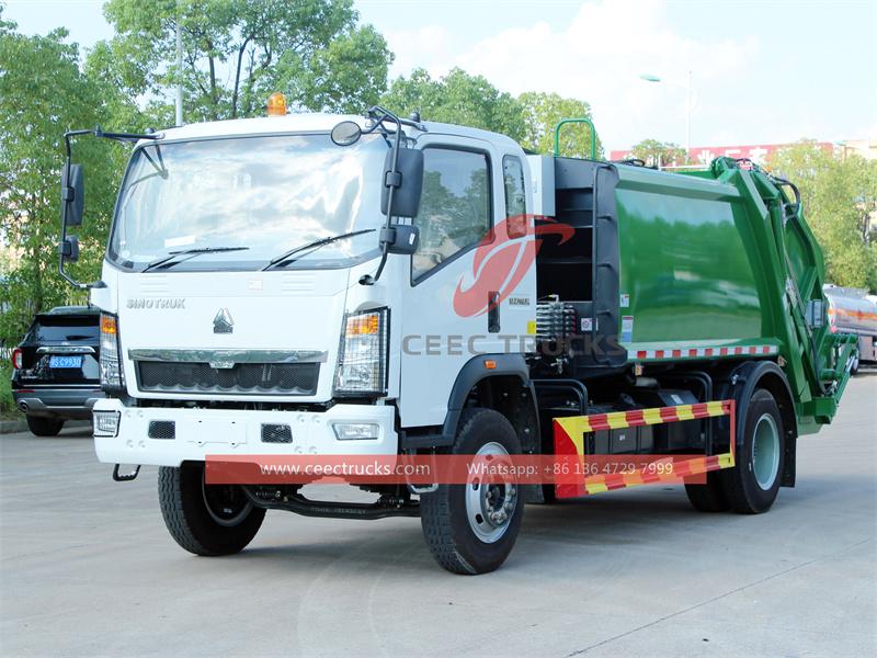 HOWO 170hp garbage compactor truck HOWO 170hp garbage compactor truck