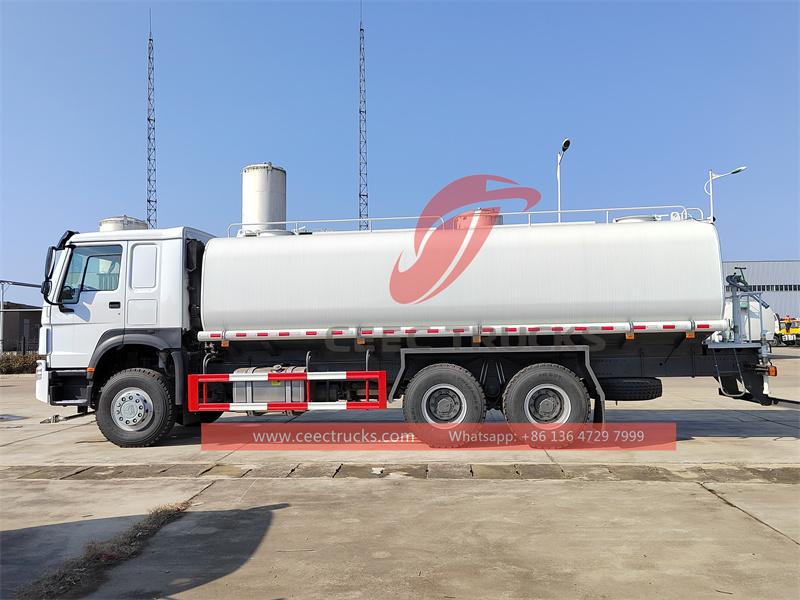 Howo 20 cbm water bowser truck Howo 20 cbm water bowser truck