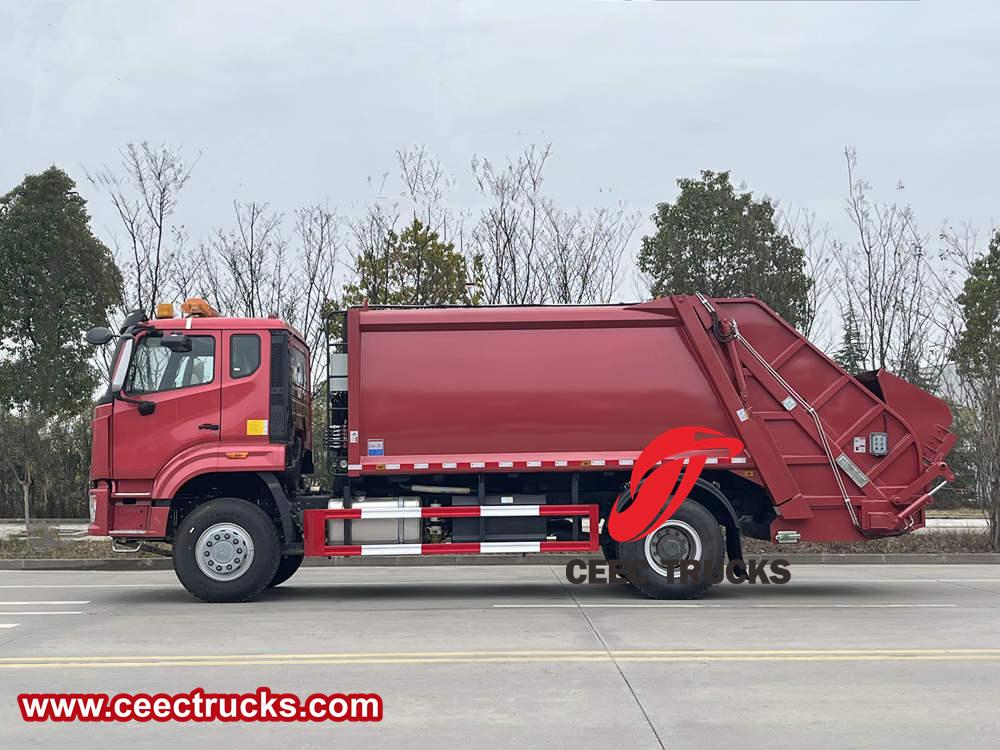 HOWO trash compactor truck HOWO trash compactor truck