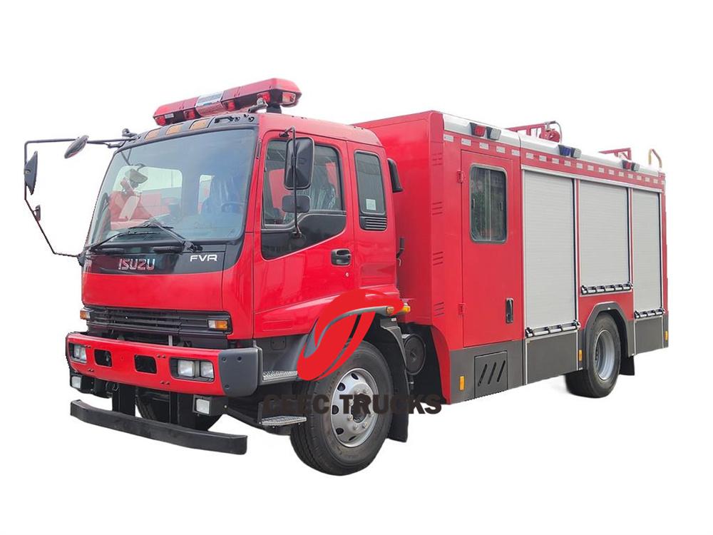 Isuzu FVR fire rescue pumper truck Isuzu FVR fire rescue pumper truck