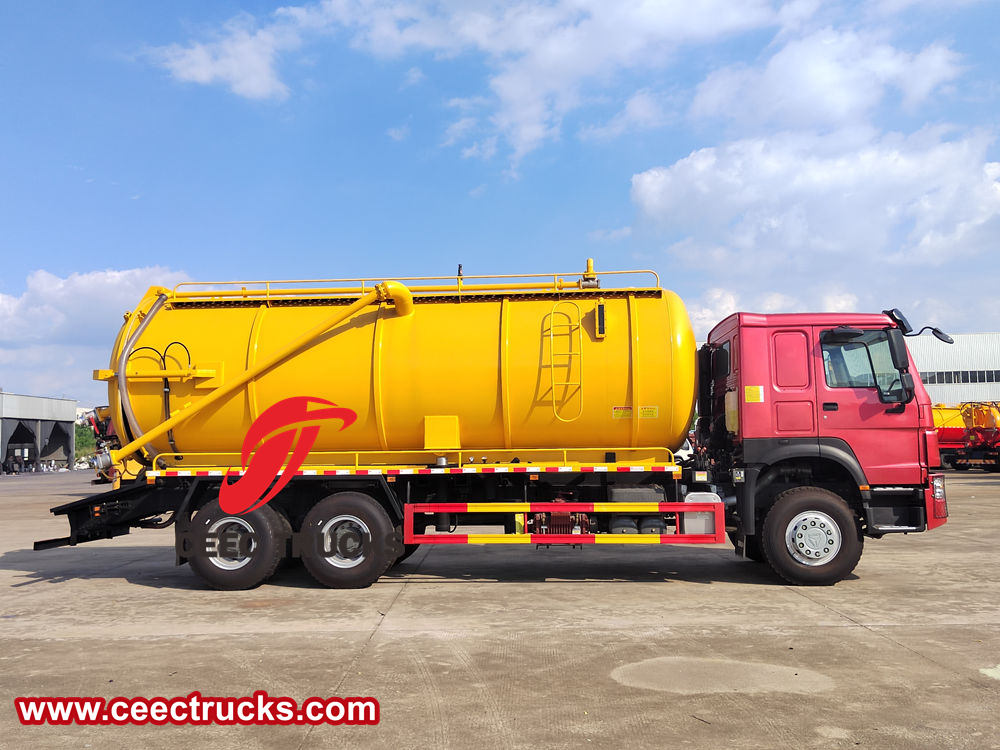 HOWO vacuum suction truck
