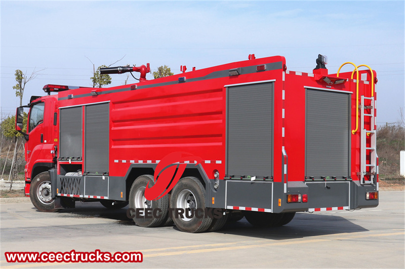 Isuzu 6x4 12cbm foam water fire truck Isuzu 6x4 12cbm foam water fire truck