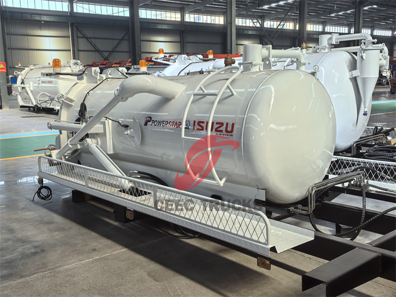 3cbm sewage tank body components 3cbm sewage tank body components