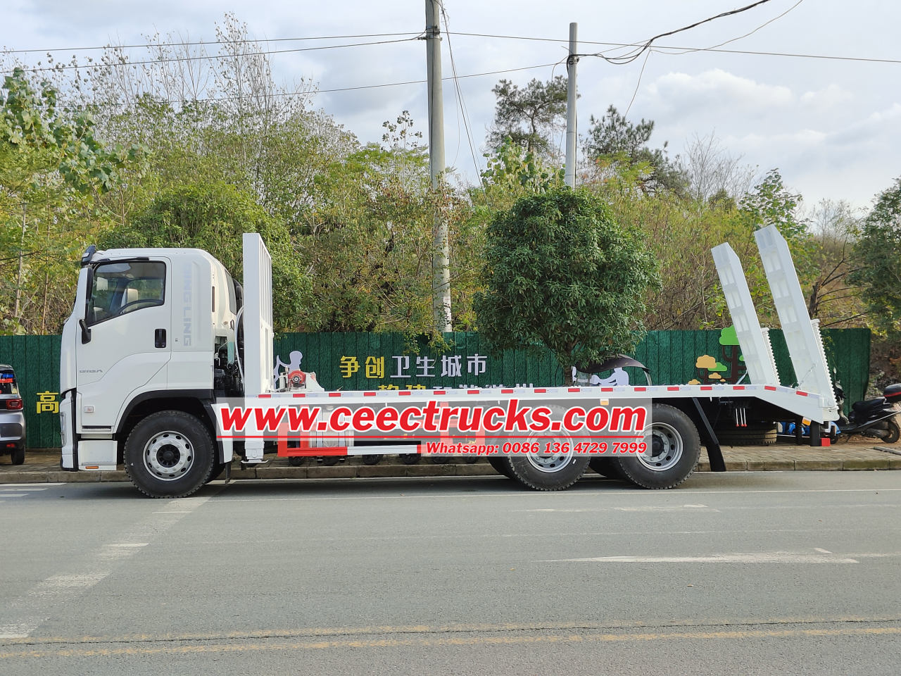 Isuzu giga Flatbed Platform Recovery Rescue Towing Service Cargo Truck Isuzu giga Flatbed Platform Recovery Rescue Towing Service Cargo Truck