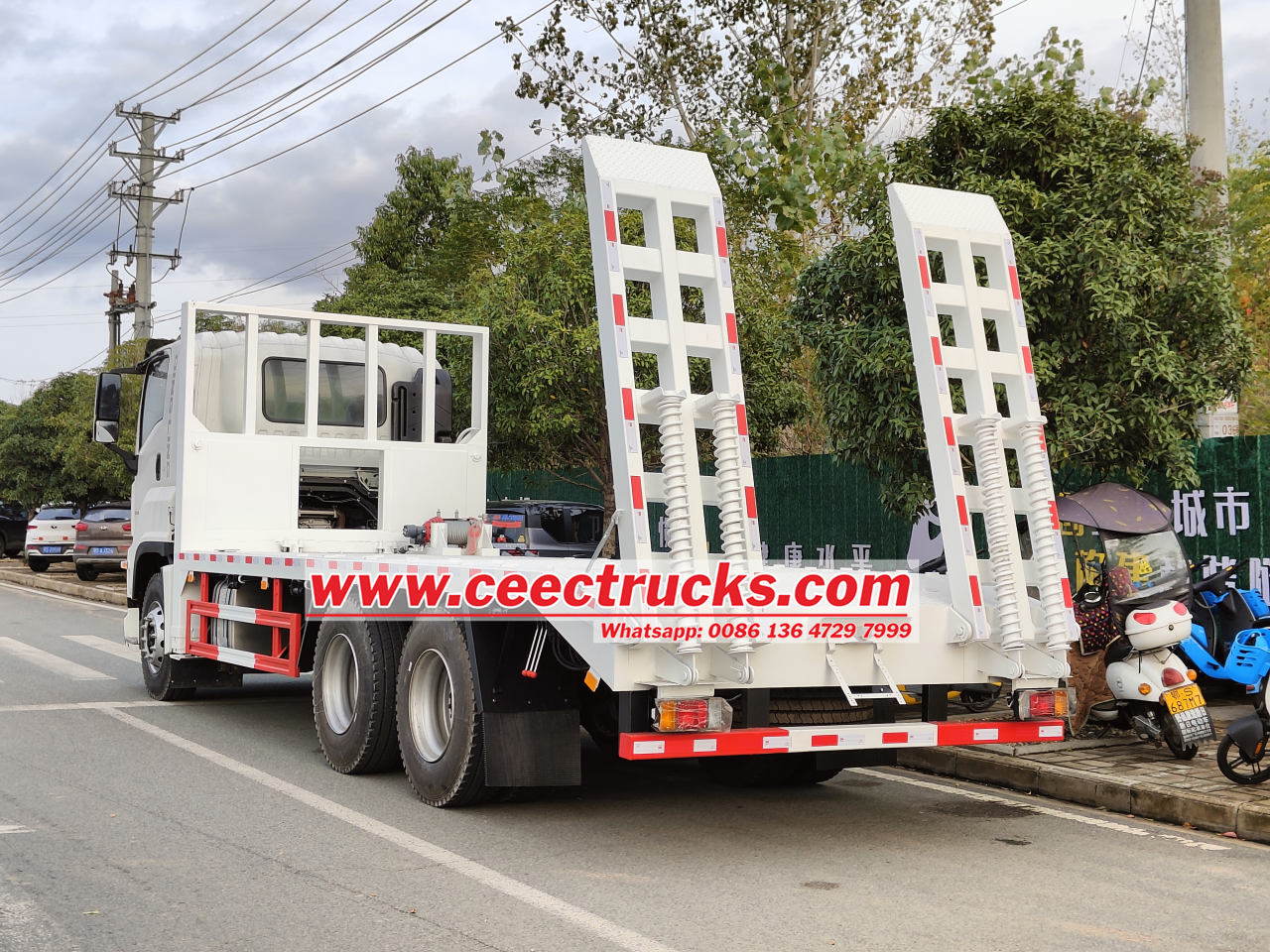 Isuzu giga Flatbed Platform Recovery Rescue Towing Service Cargo Truck