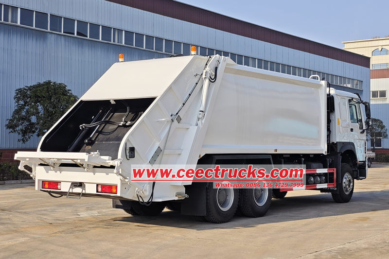 Howo trash compactor truck