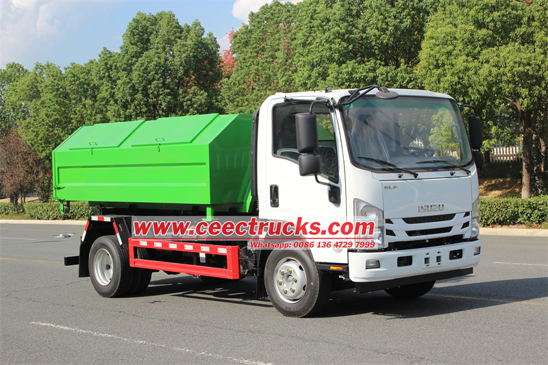 Isuzu 700P hook loader garbage truck Isuzu 700P hook loader garbage truck