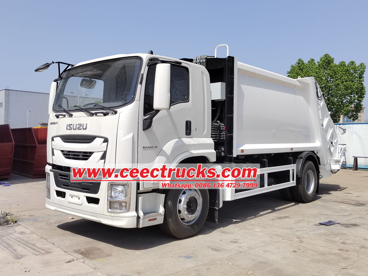 Pre-Trip Inspections On New Isuzu Garbage Truck ... Pre-Trip Inspections On New Isuzu Garbage Truck ...