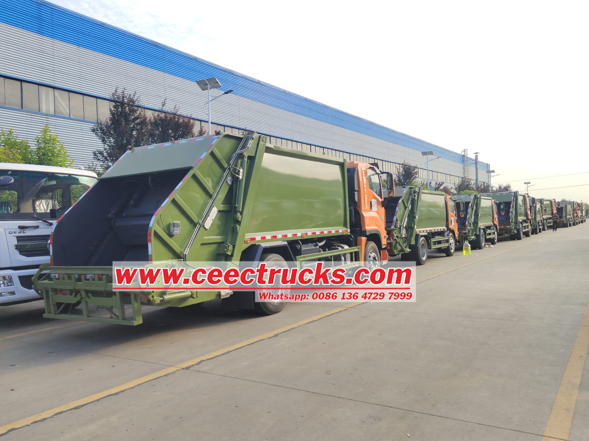 Inspection checklist standards for New Isuzu compression garbage trucks Inspection checklist standards for New Isuzu compression garbage trucks