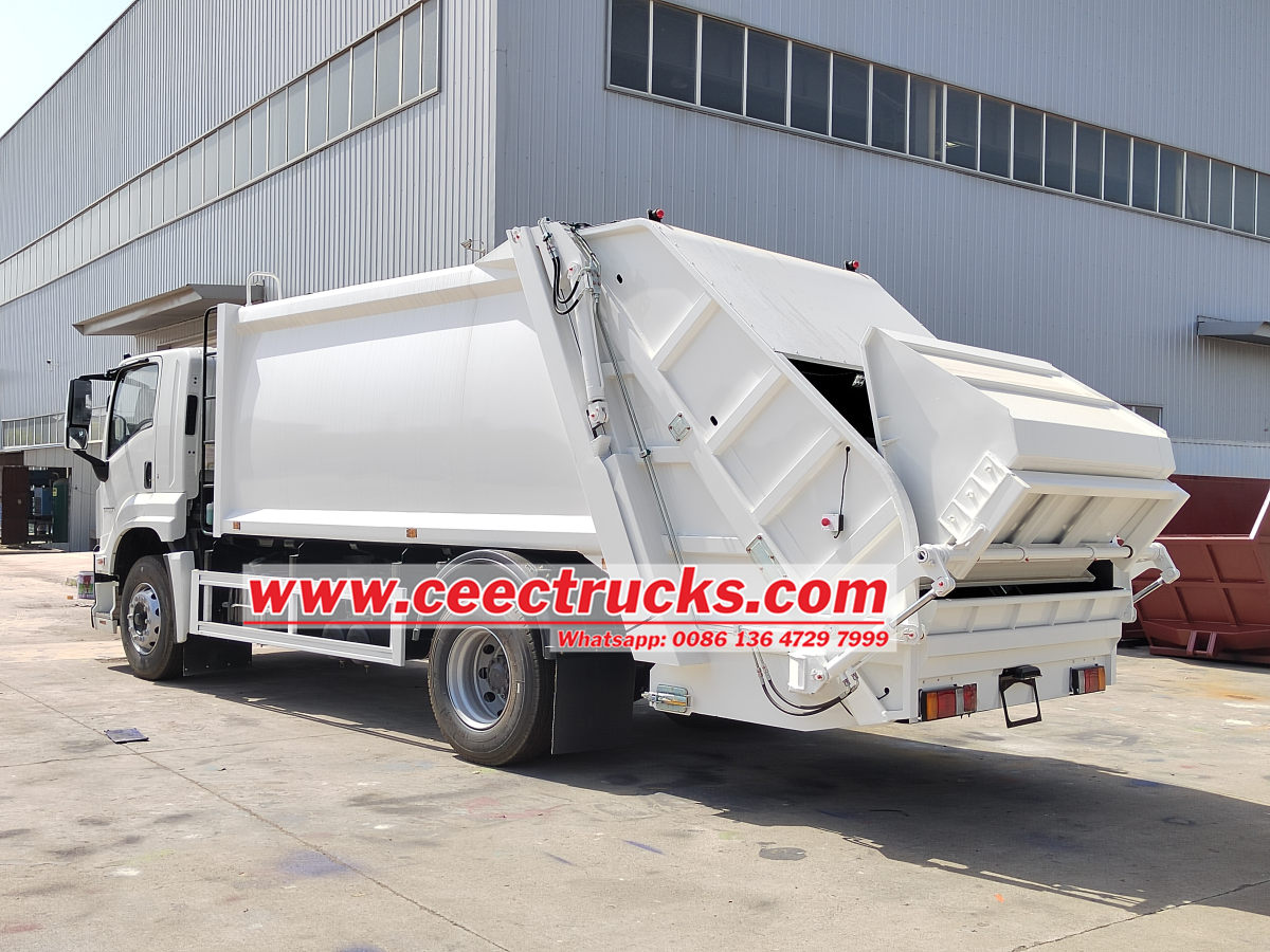 Pre-Trip Inspections On New Isuzu Garbage Truck ... Pre-Trip Inspections On New Isuzu Garbage Truck ...