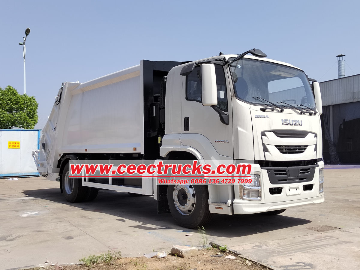 Pre-Trip Inspections On New Isuzu Garbage Truck ... Pre-Trip Inspections On New Isuzu Garbage Truck ...