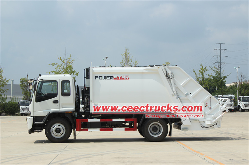 ISUZU FTR garbage compactor truck