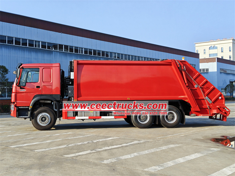 Howo 20CBM garbage rear loader truck Howo 20CBM garbage rear loader truck