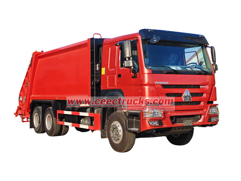 Howo 20CBM garbage rear loader truck Howo 20CBM garbage rear loader truck