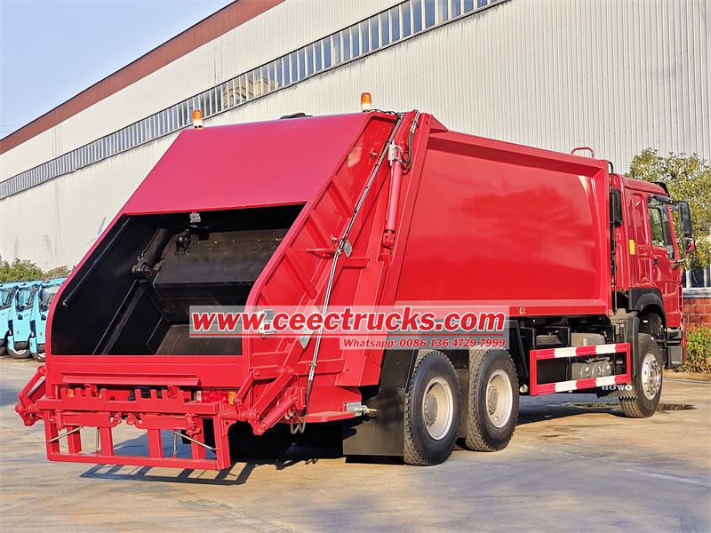 Howo 20CBM garbage rear loader truck Howo 20CBM garbage rear loader truck