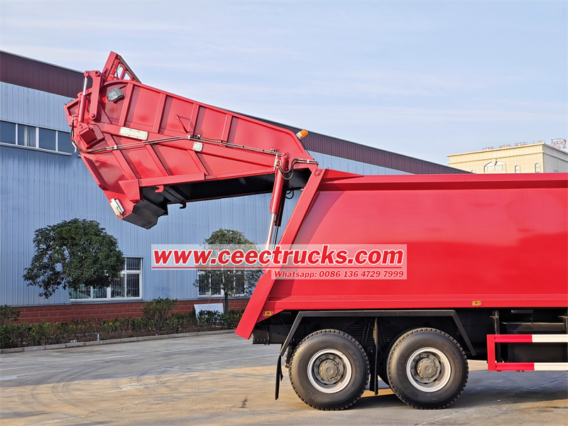 Howo 20CBM garbage rear loader truck Howo 20CBM garbage rear loader truck
