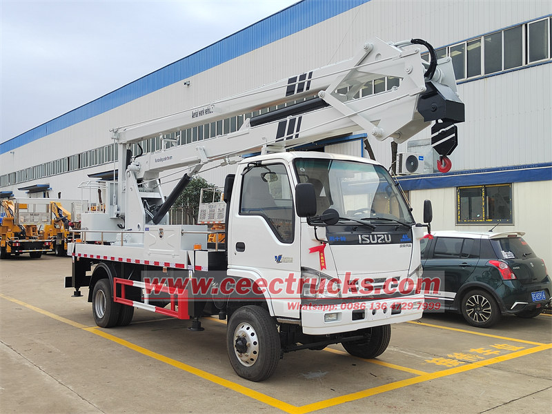 ISUZU 4x4 offroad manlifter truck