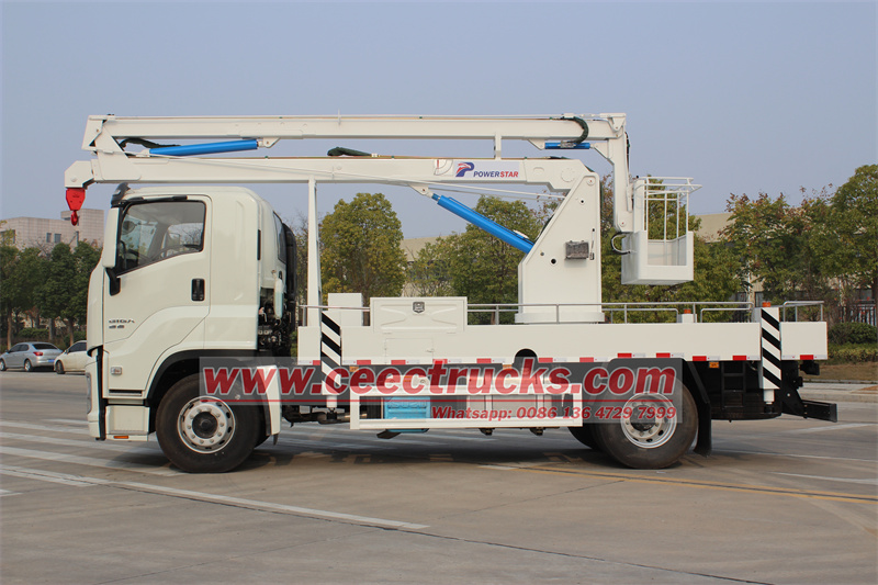 Isuzu GIGA truck mounted aerial work platform