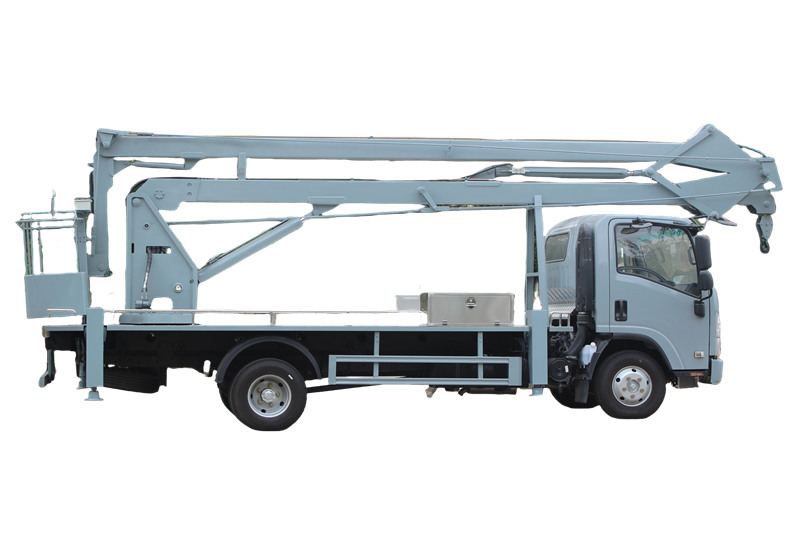 Isuzu aerial lift platform vehicle
