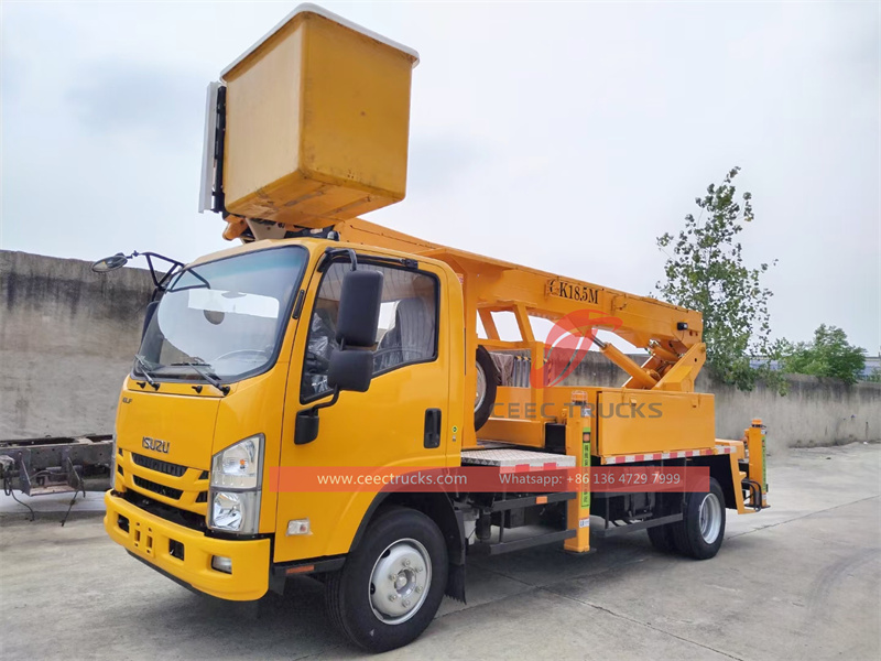 Isuzu Insulation Aerial Lift and Bucket Truck Isuzu Insulation Aerial Lift and Bucket Truck