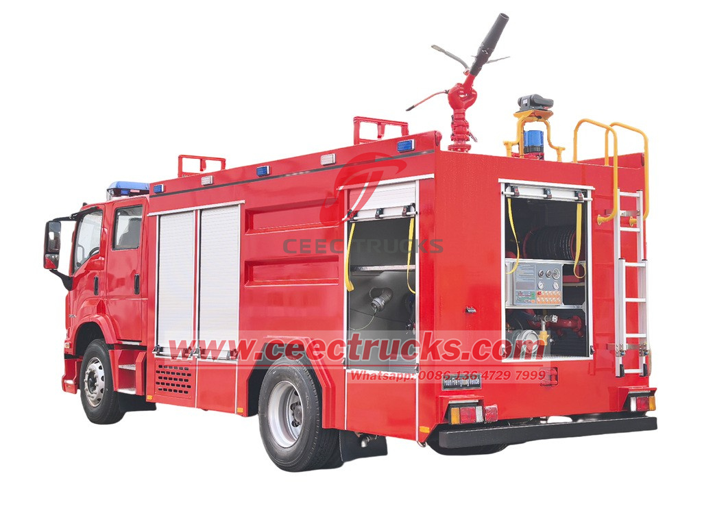 Isuzu 5500Liters foam fire tanker truck Isuzu 5500Liters foam fire tanker truck