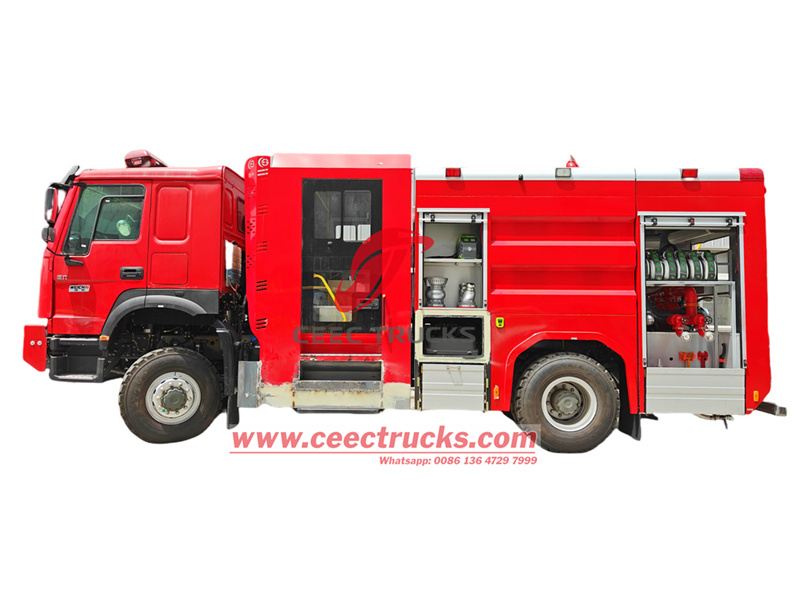 HOWO foam pumper fire truck HOWO foam pumper fire truck