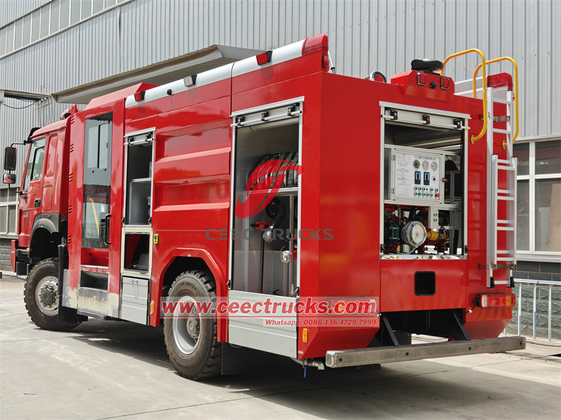 Howo 4x4 offroad fire fighting truck Howo 4x4 offroad fire fighting truck