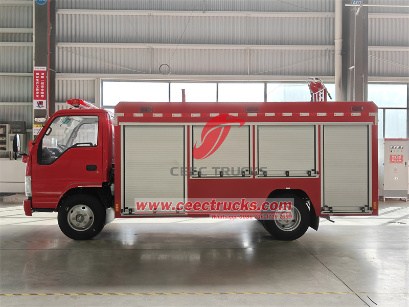 Isuzu tanker fire engine