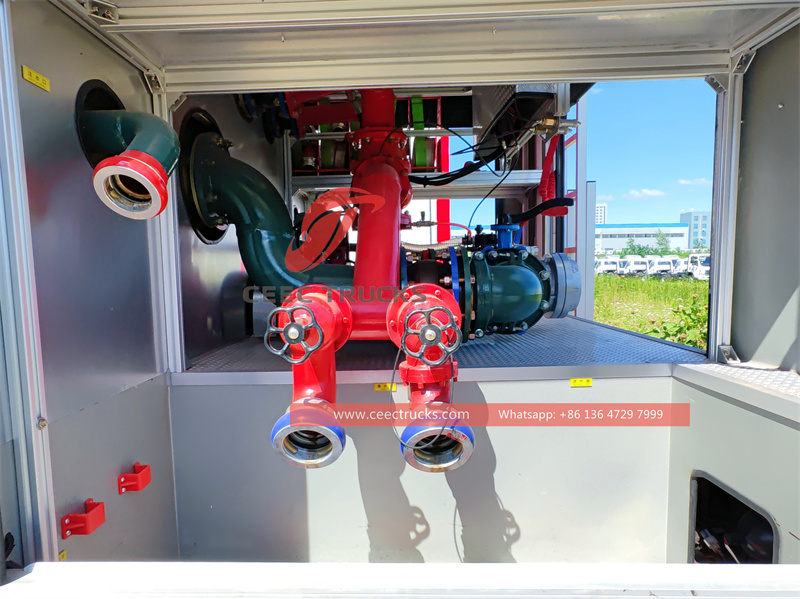 Howo 4x2 fire fighting truck